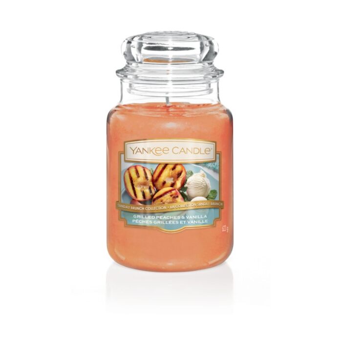 Yankee Candle Grilled Peaches and Vanilla - Large Jar0
